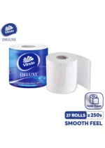 Toilet Tissue Vinda Deluxe Smooth Feel Toilet Tissue 3 Ply 27 Rolls × 250 Sheets Free Shipping - Image 3